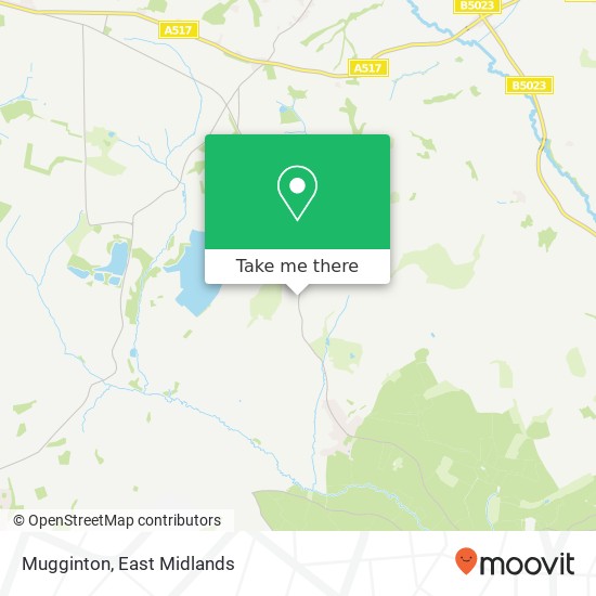 Mugginton map