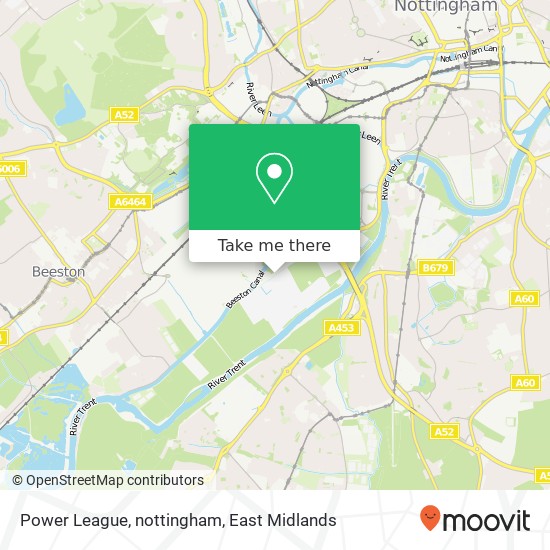 Power League, nottingham map