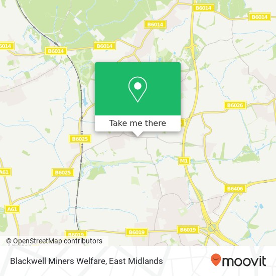 Blackwell Miners Welfare map