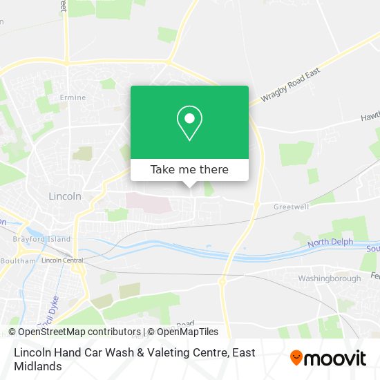 Lincoln Hand Car Wash & Valeting Centre map