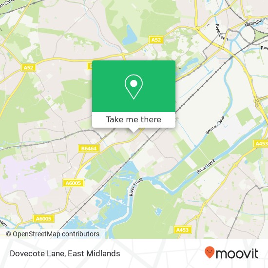 Dovecote Lane map