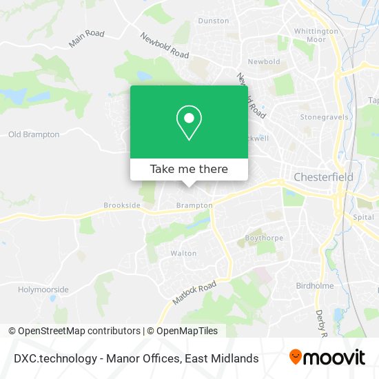 DXC.technology - Manor Offices map