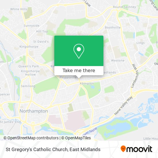 St Gregory's Catholic Church map