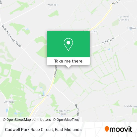 Cadwell Park Race Circuit map