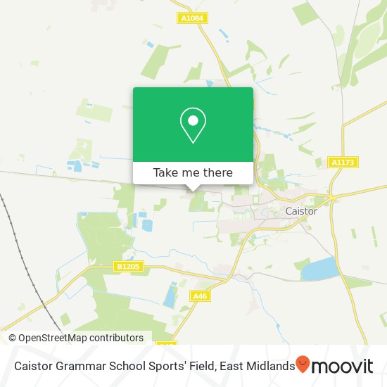 Caistor Grammar School Sports' Field map