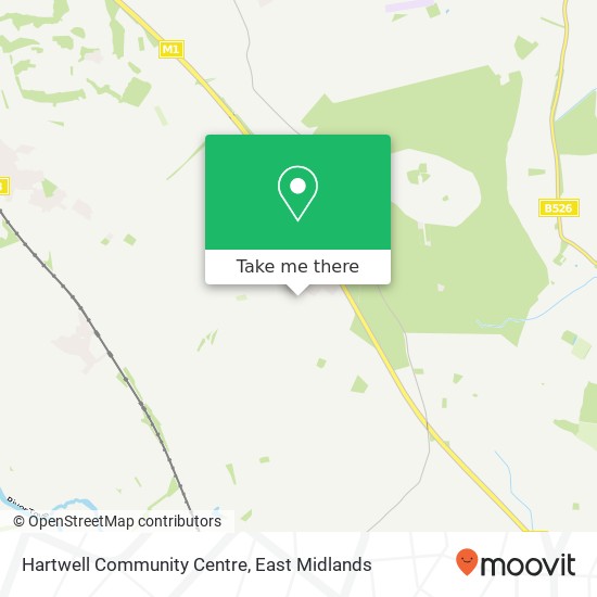 Hartwell Community Centre map