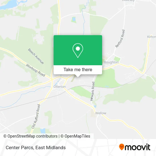 Center Parcs map