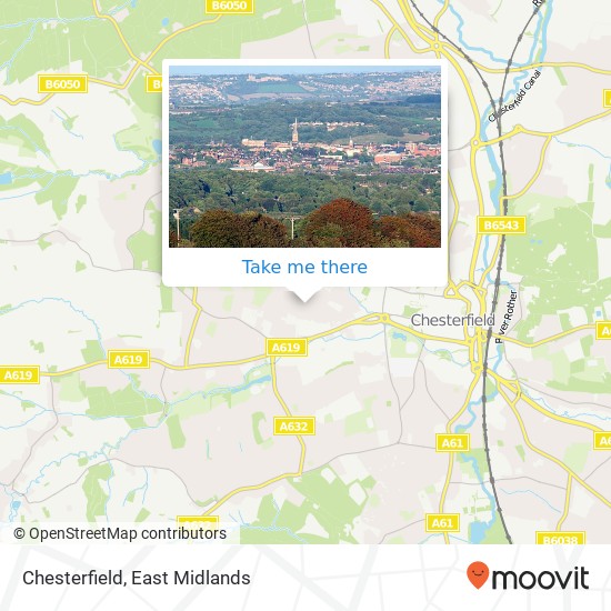 Chesterfield map