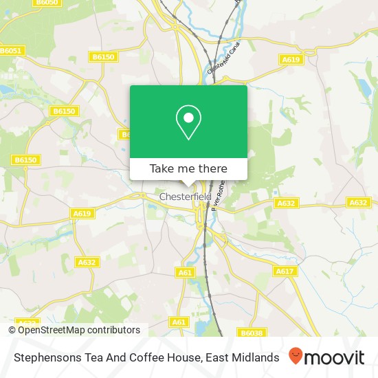 Stephensons Tea And Coffee House map