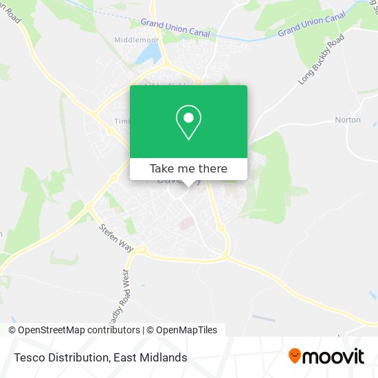 Tesco Distribution map