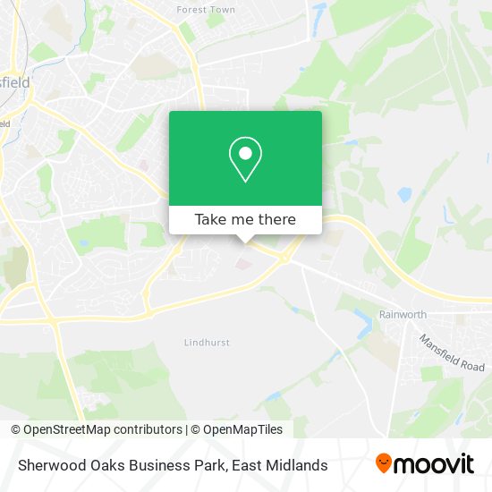 Sherwood Oaks Business Park map