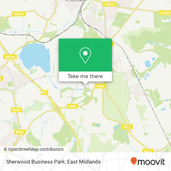 Sherwood Business Park map
