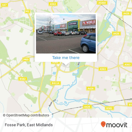 Fosse Park map