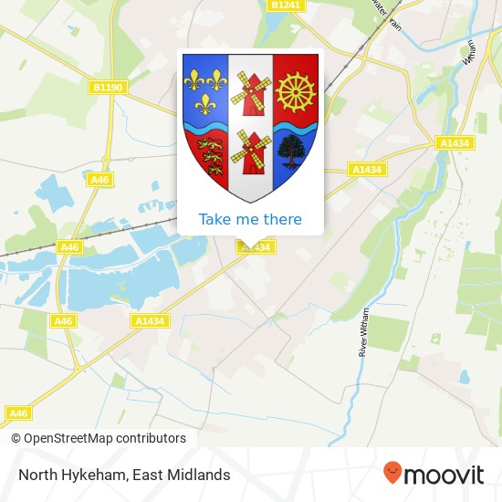 North Hykeham map