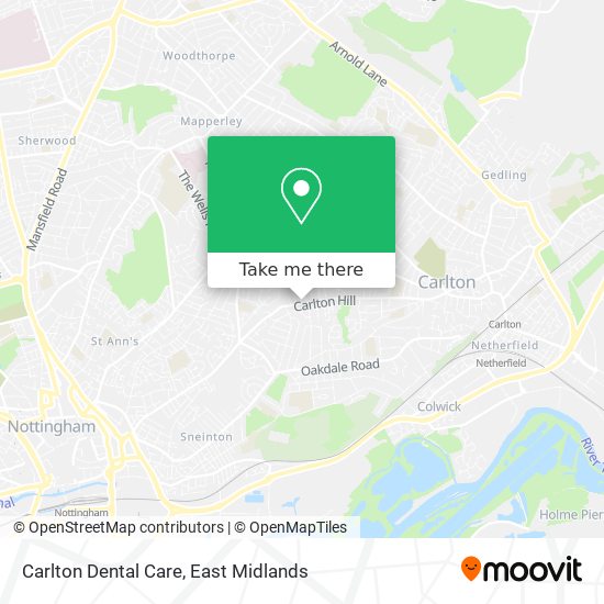 Carlton Dental Care map