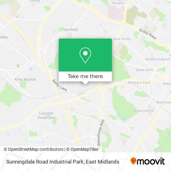 Sunningdale Road Industrial Park map