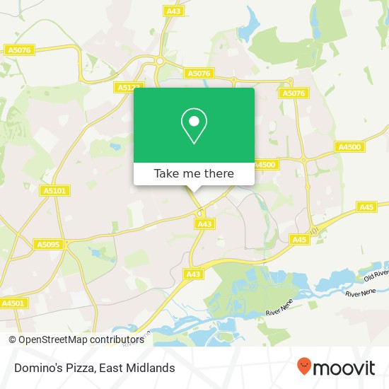 Domino's Pizza map