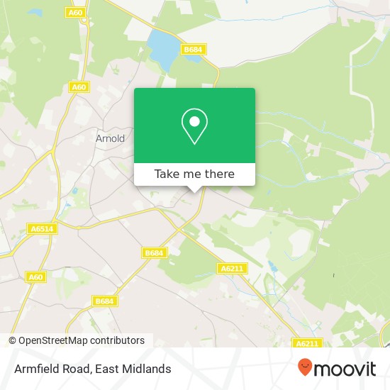 Armfield Road map
