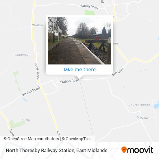 North Thoresby Railway Station map