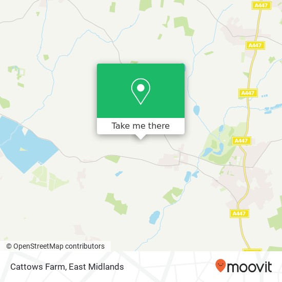 Cattows Farm map