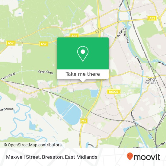 Maxwell Street, Breaston map
