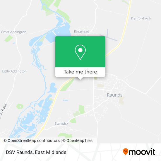 DSV Raunds map