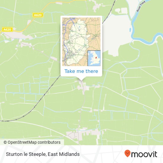 Sturton le Steeple map