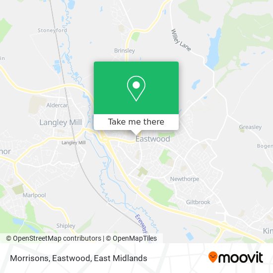 Morrisons, Eastwood map