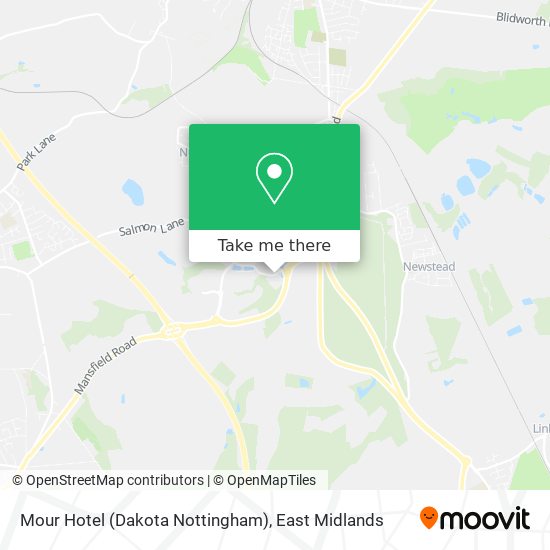 Mour Hotel (Dakota Nottingham) map