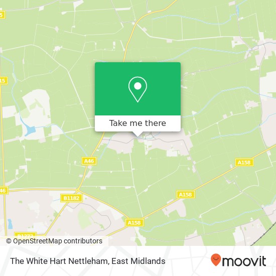 The White Hart Nettleham map