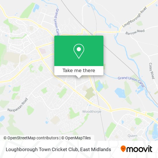 Loughborough Town Cricket Club map