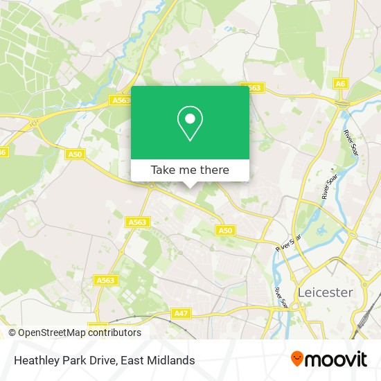 Heathley Park Drive map