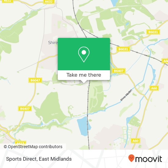 Sports Direct map