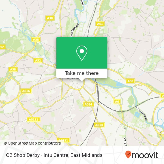 O2 Shop Derby - Intu Centre map