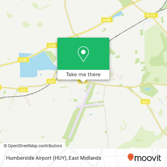 Humberside Airport (HUY) map