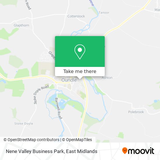 Nene Valley Business Park map