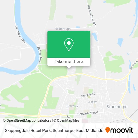 Skippingdale Retail Park, Scunthorpe map