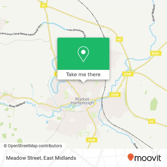 Meadow Street map