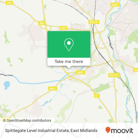 Spittlegate Level Industrial Estate map