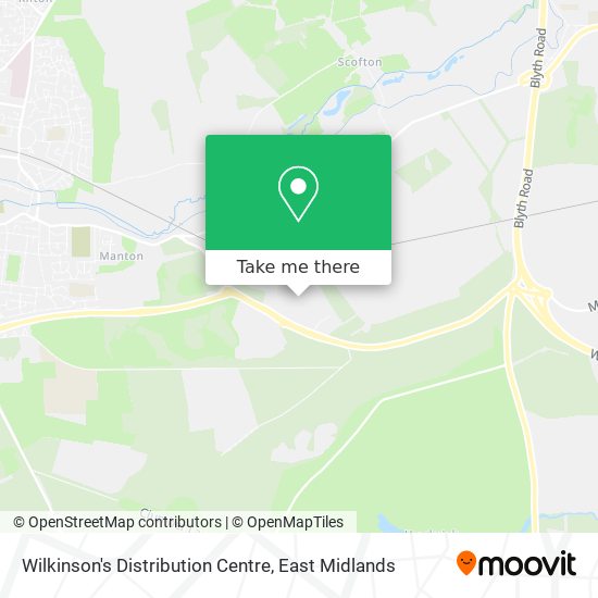 Wilkinson's Distribution Centre map