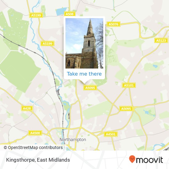 Kingsthorpe map