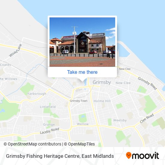 Grimsby Fishing Heritage Centre map