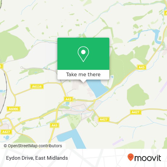 Eydon Drive map