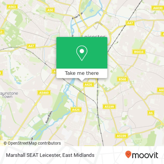 Marshall SEAT Leicester map