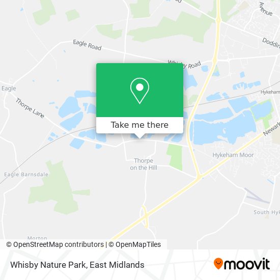 Whisby Nature Park map