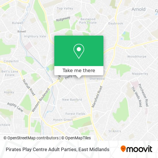 Pirates Play Centre Adult Parties map