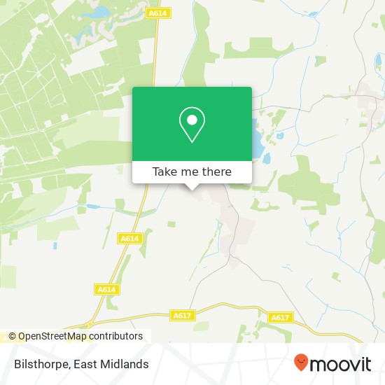 Bilsthorpe map
