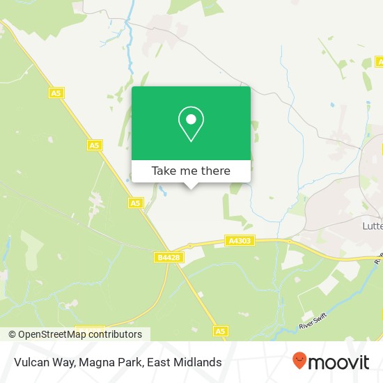 Vulcan Way, Magna Park map