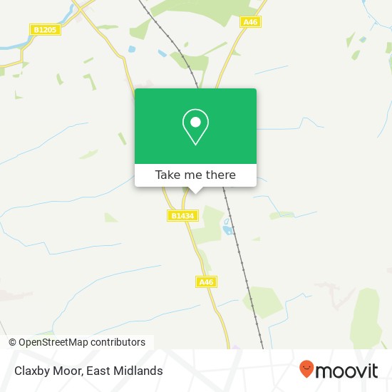 Claxby Moor map