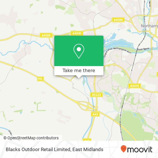 Blacks Outdoor Retail Limited map